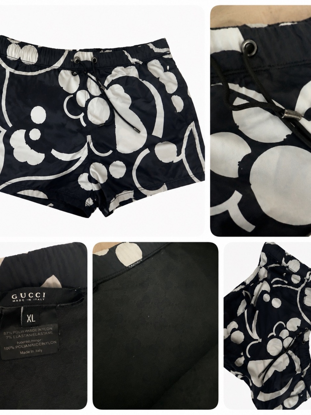 Gucci Abstract Print Swim Shorts – XL – Made in Italy 🇮🇹 - Picture 2 of 2